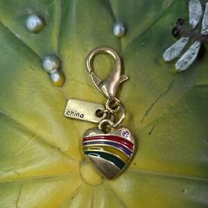 Heart Bag/Wristlet Legacy Charm, NEW